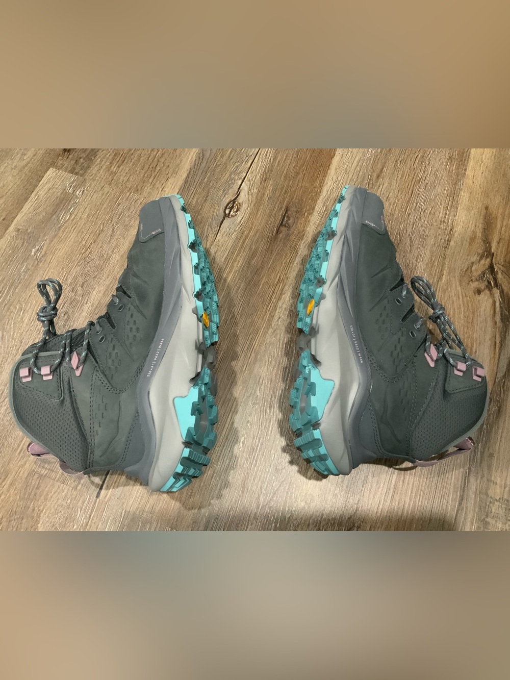 New Hoka Kaha 2 Mid GTX Gore-Tex Trail Hiking Boot Castlerock Womens Sz 9.5 B - Picture 6 of 7